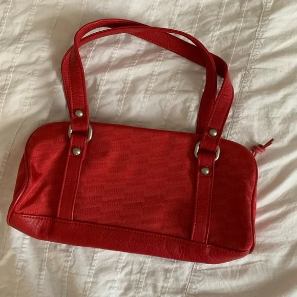 Red Puma Shoulder Bag - Picture 2 of 3